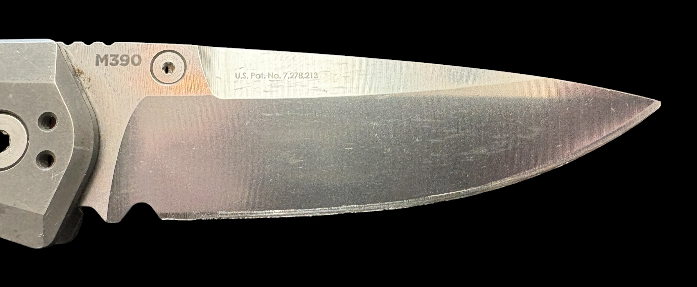 Benchmade 761 Ti Monolock 3.73" M390 Titanium, photo 5
