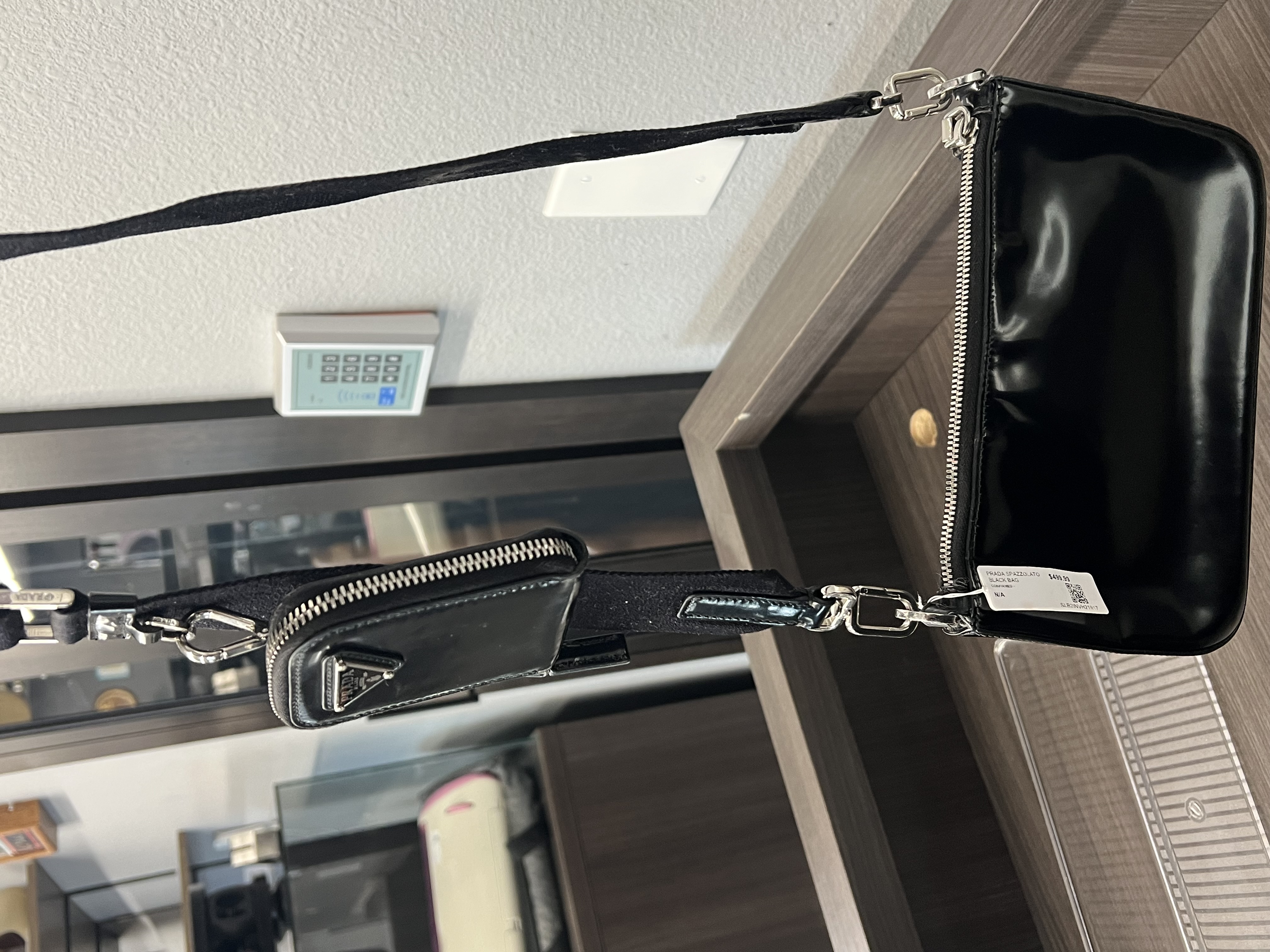 PRADA SPAZZOLATO BLACK BAG, photo 2