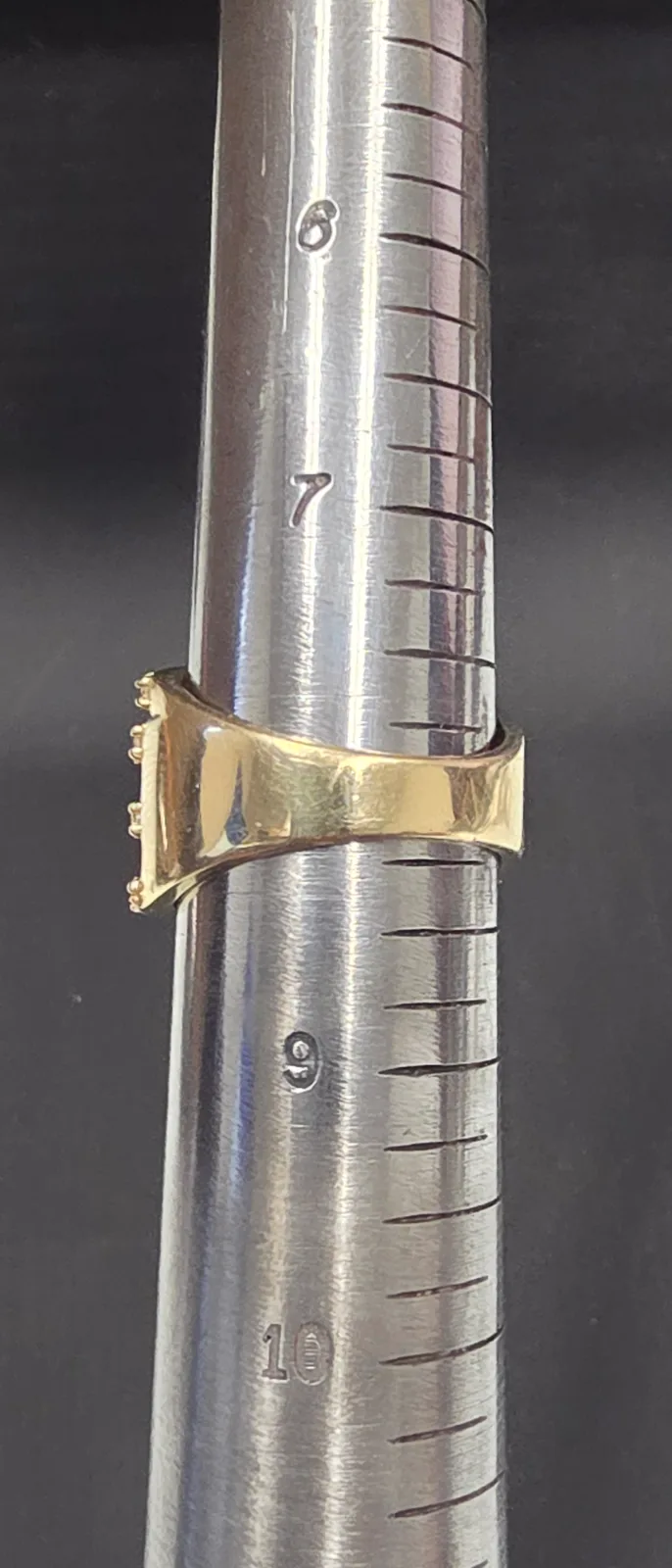 Yellow 14k Gold Fashion Ring, Size 8, photo 4