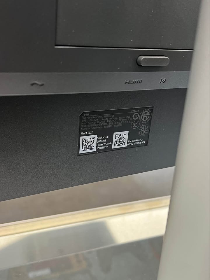 Dell P2422H 24in monitor, photo 3