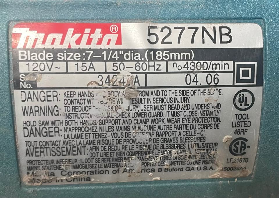 MAKITA HAND SAW 5277NB, photo 5 of 5