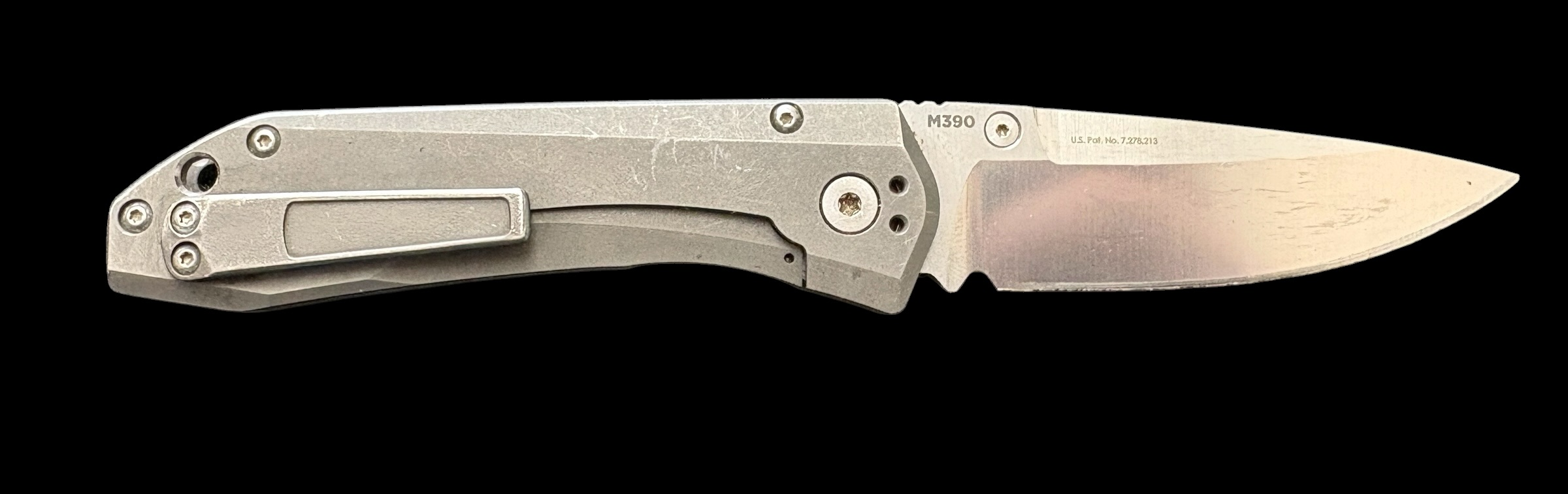 Benchmade 761 Ti Monolock 3.73" M390 Titanium, photo 7