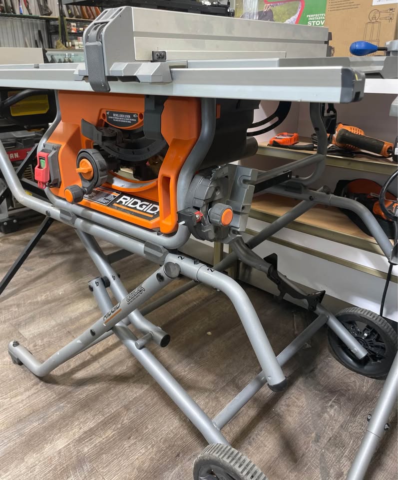 🪚RIDGID R4514 10" TABLE SAW W/ STAND, photo 2
