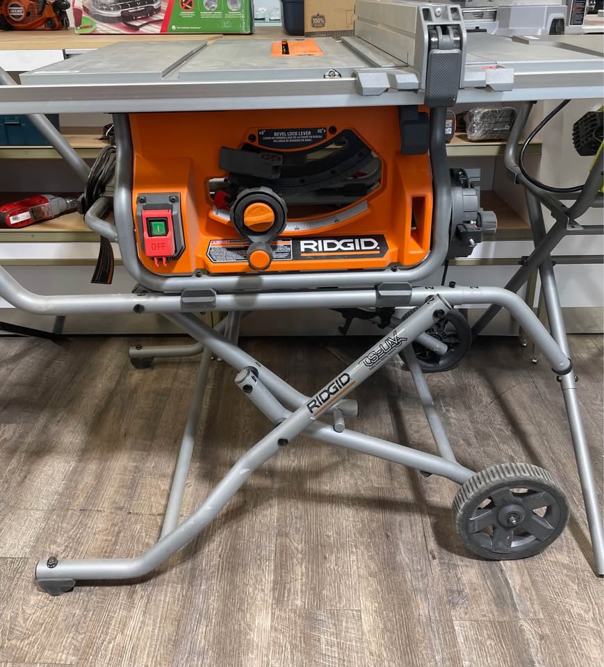 🪚RIDGID R4514 10" TABLE SAW W/ STAND, photo 3