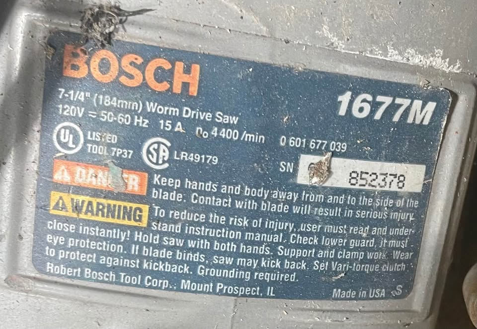 BOSCH HAND SAW 1677M, photo 4