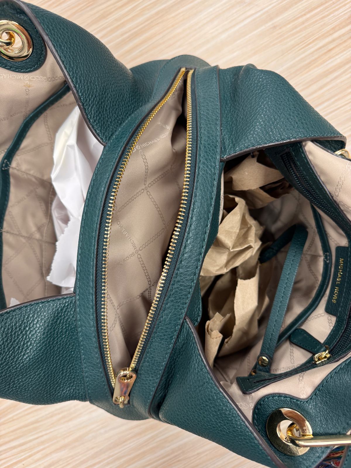 Michael Kors Leather Dark Green, photo 4