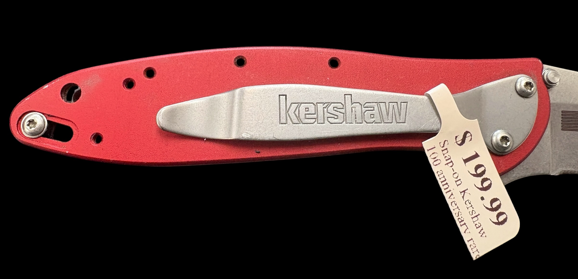 Snap-on Kershaw 100 anniversary rare knife, photo 6