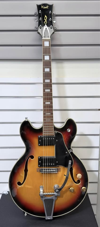 🎸 1960s Kent 800 Series - Vintage Double Cut Hollow Body Electric Guitar ✨, photo 2