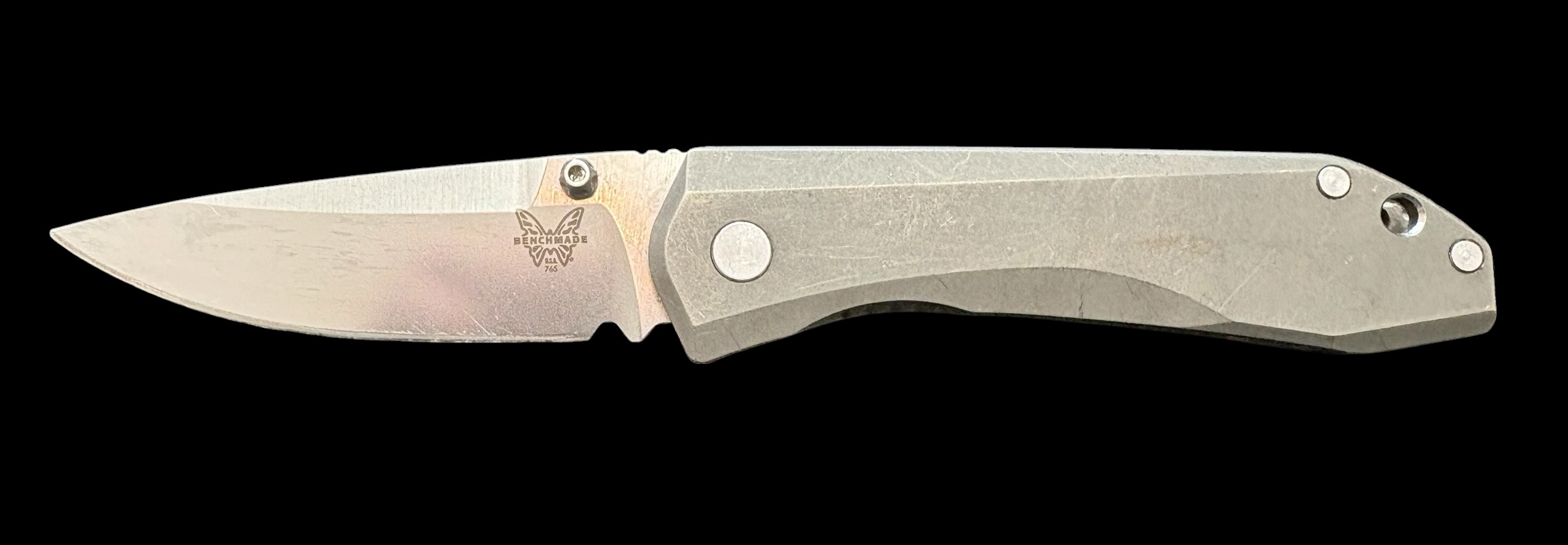 Benchmade 761 Ti Monolock 3.73" M390 Titanium, photo 3