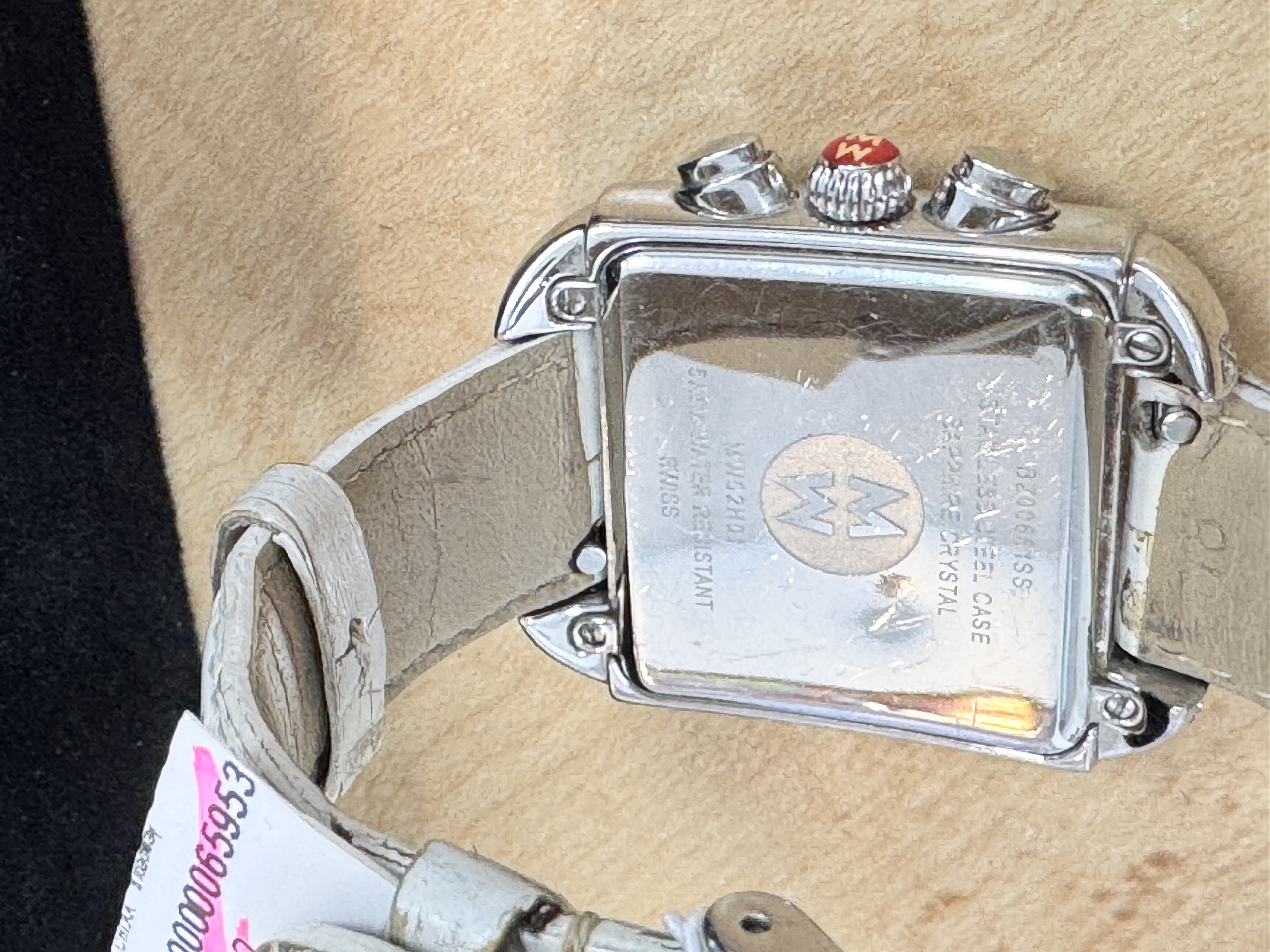 white band Michelle watch, photo 2