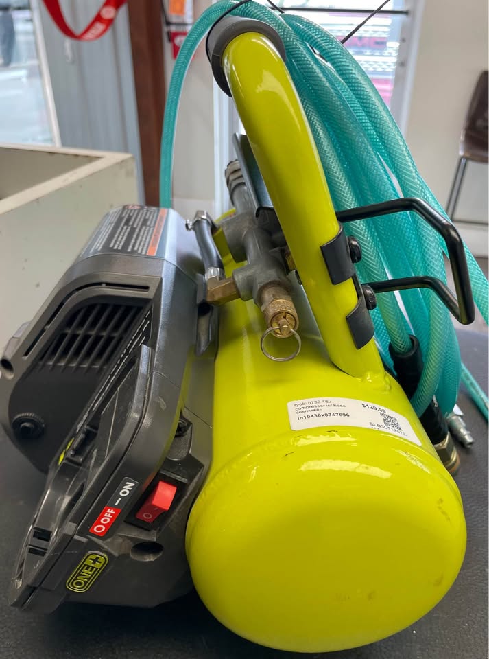 💨 RYOBI P739 18V Cordless Air Compressor w/ Hose, photo 5