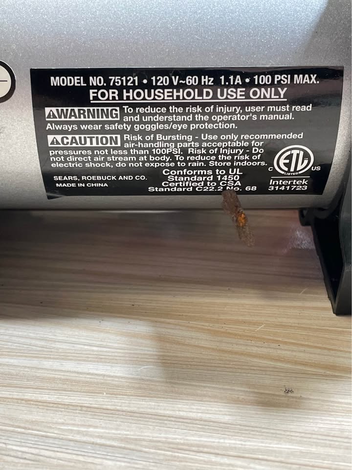 CRAFTSMAN .60SCFM @30PSI INFLATOR, photo 3