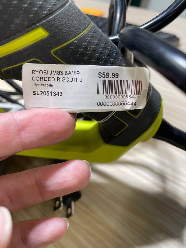 RYOBI JM83 6AMP CORDED BISCUIT J, photo 5