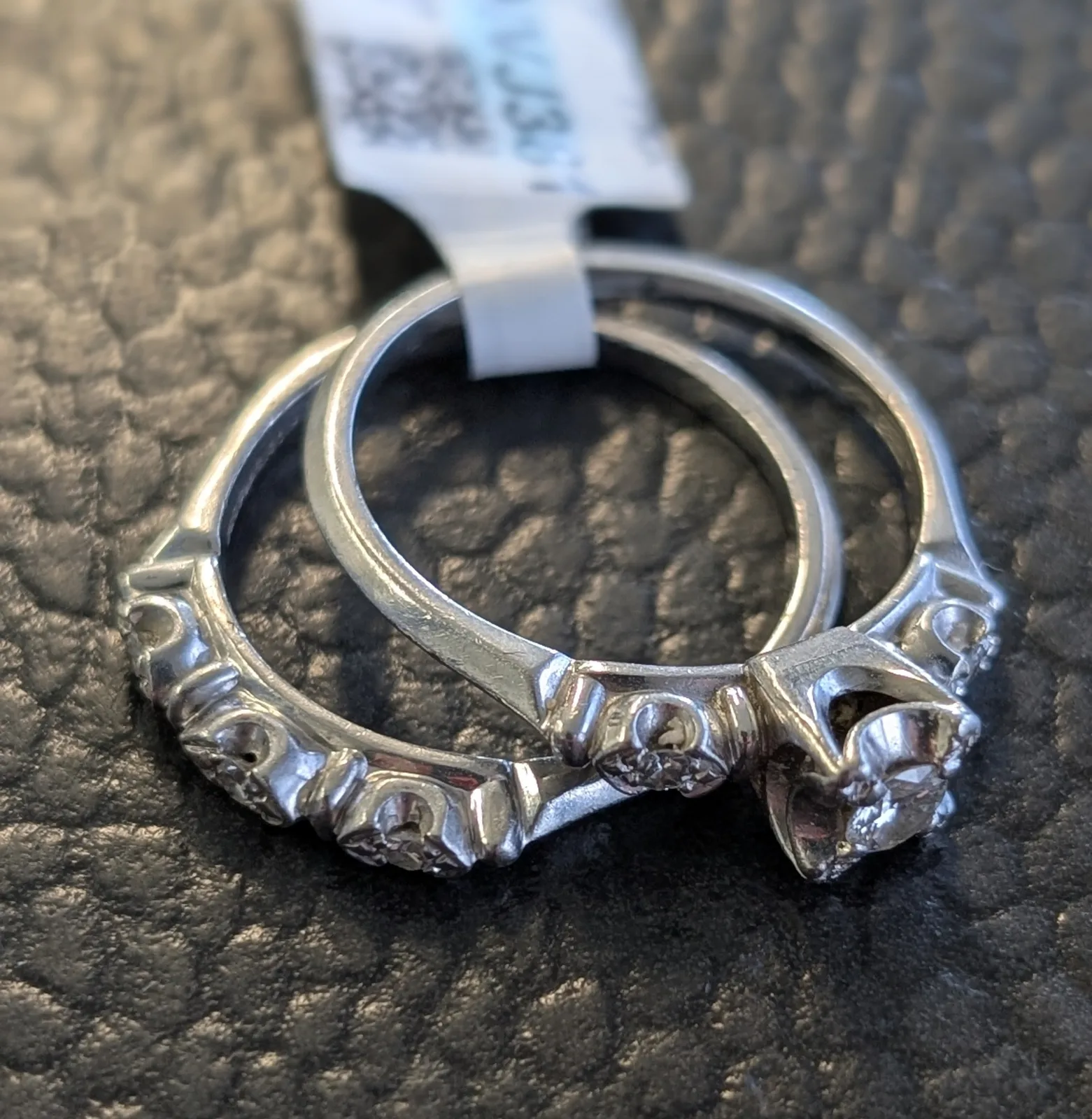 900 Platinum Wedding set (Size 8), photo 3