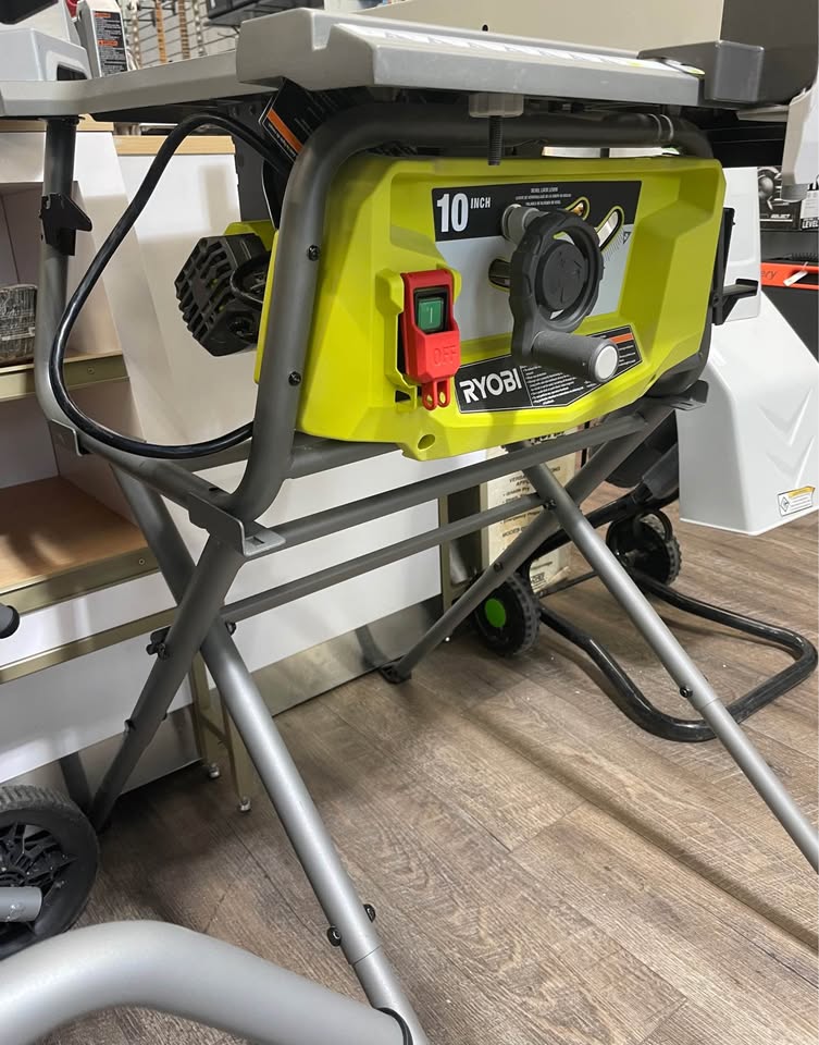 🪚 RYOBI RTS12 10" TABLE SAW W/ STAND & FENCE GUARD, photo 4