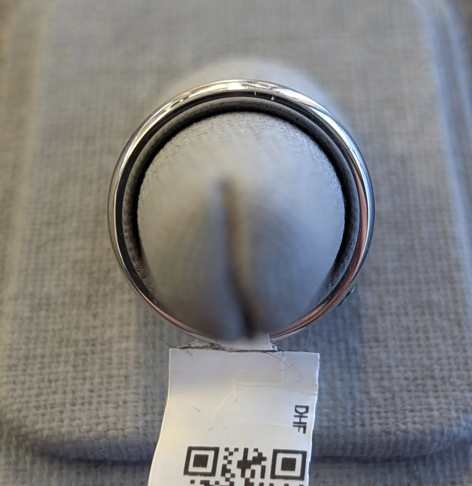 9.3gm 95% Platinum Band, photo 3