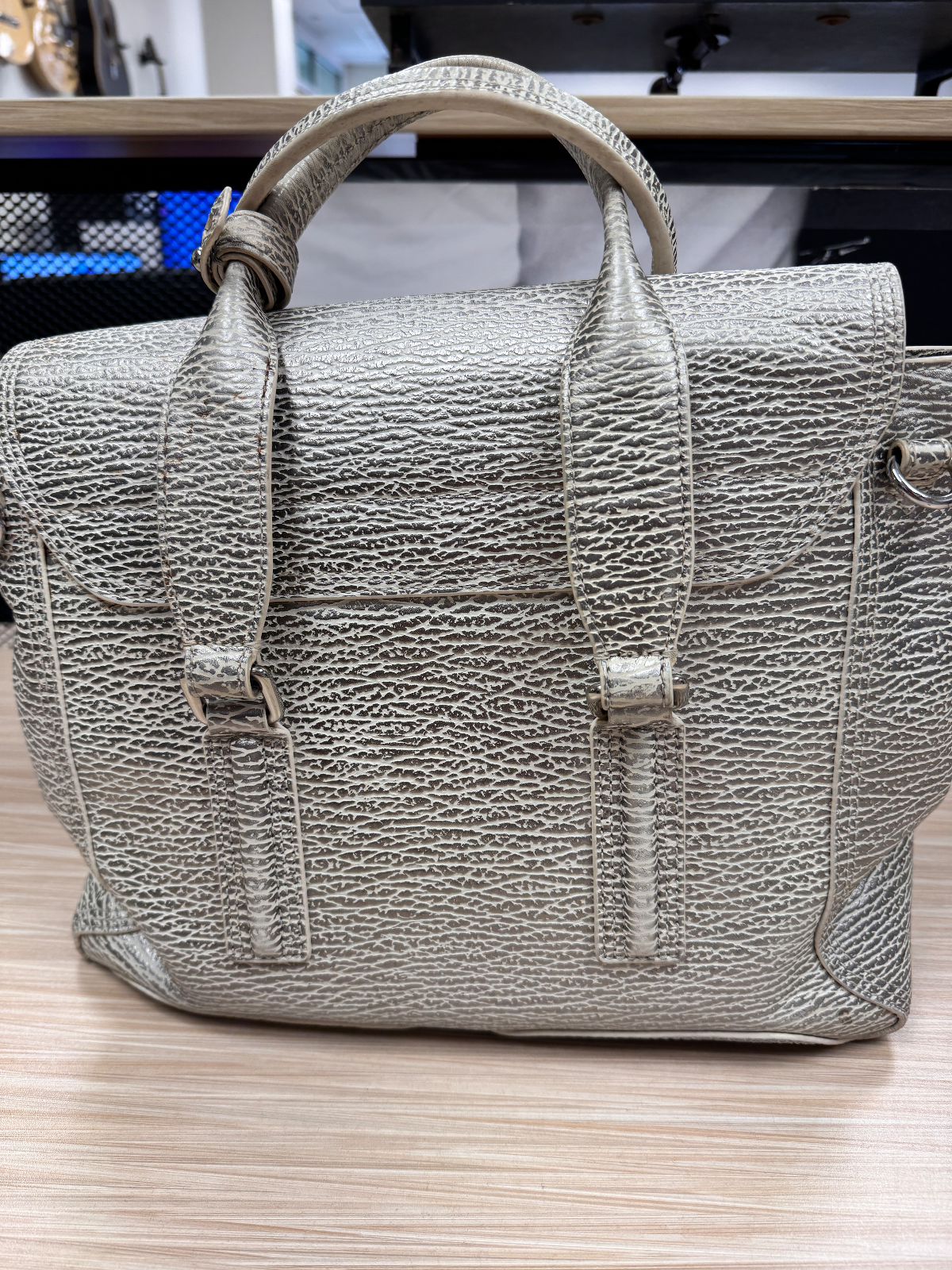 Phillip Lim Satchel Silver, photo 3