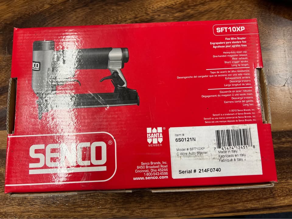 Senco 22 gauge fine wire auto stapler SFT10XP, photo 2