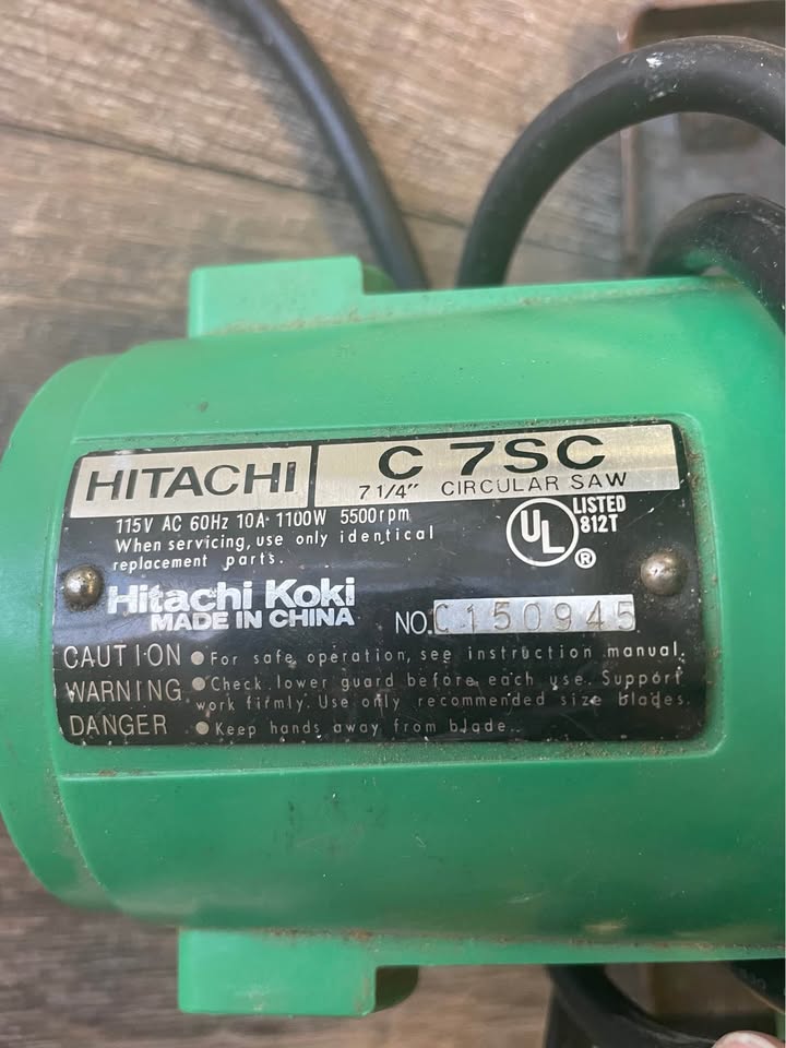 🪚 Hitachi C7SC 7-1/4" Circular Saw 🛠️, photo 4