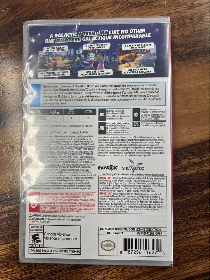 MARIO AND RABBIDS SPARKS OF HOPE NINTENDO SWITCH, photo 2
