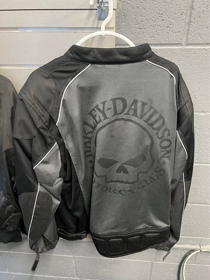 Harley davidson black jacket, photo 2
