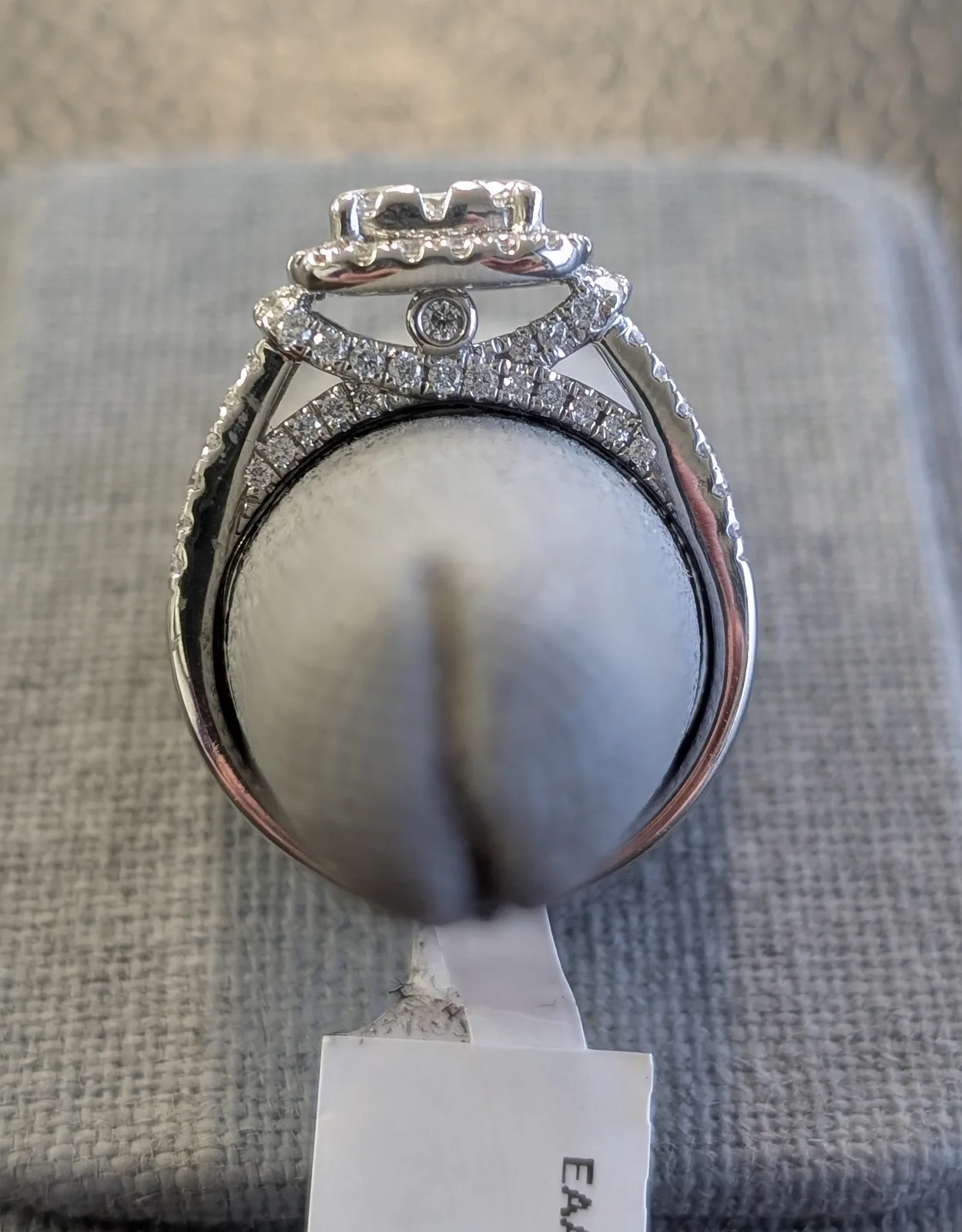 5.5gm 14k WG Gold ring, photo 3
