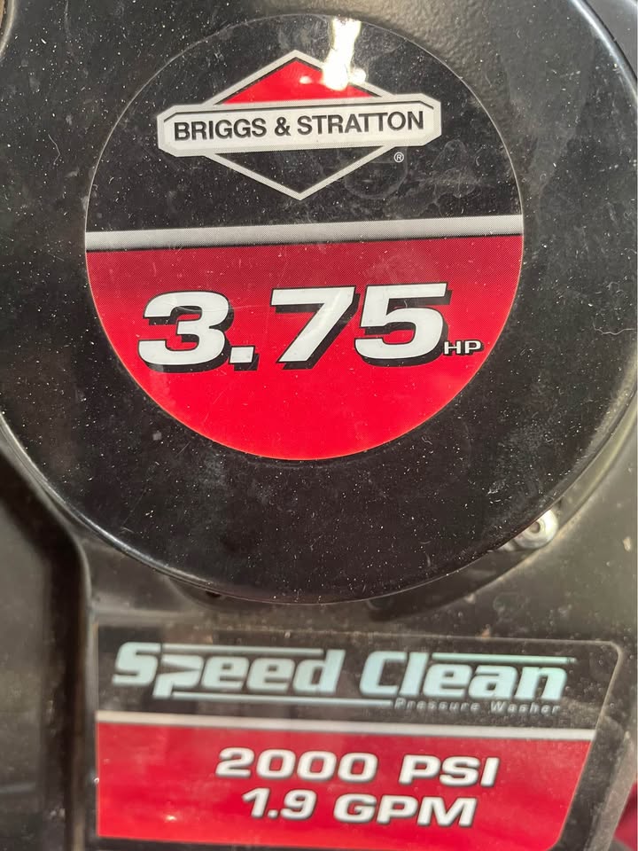 💦 Speed Clean 2000 PSI Pressure Washer – 1.9 GPM, photo 4