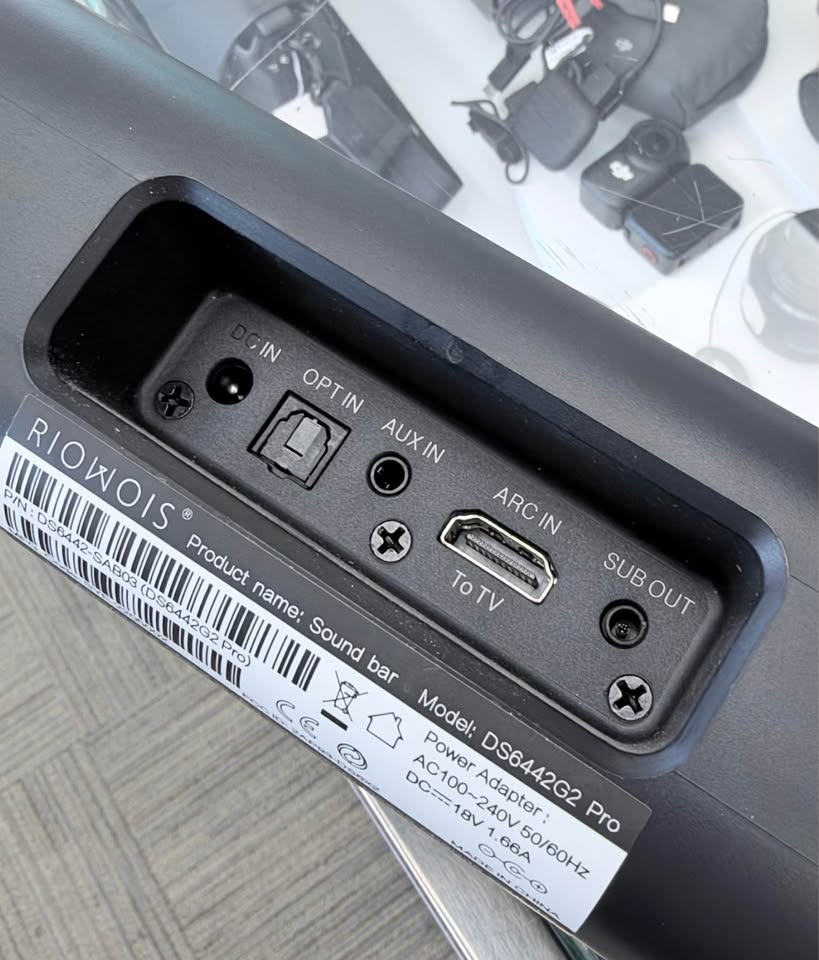 RIOWOIS DS6442G2 Pro Soundbar with Subwoofer, photo 2
