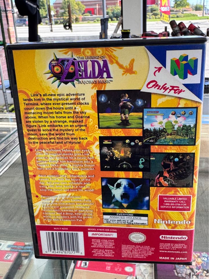Nintendo N64 The Legend of Zelda: Majora's Mask, photo 2