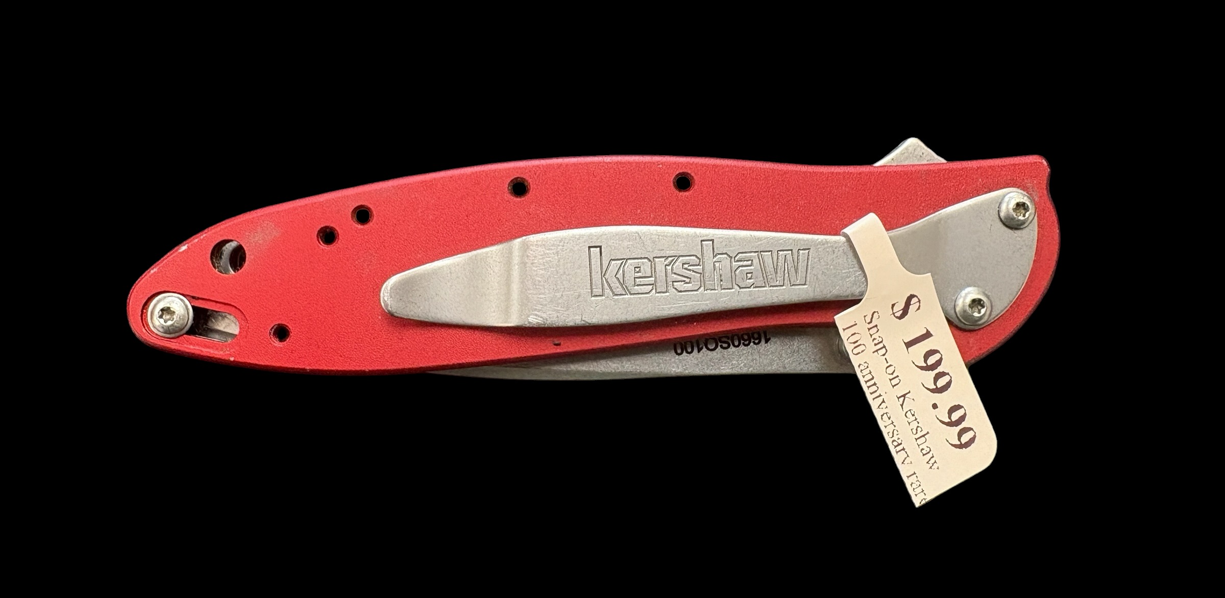Snap-on Kershaw 100 anniversary rare knife, photo 2