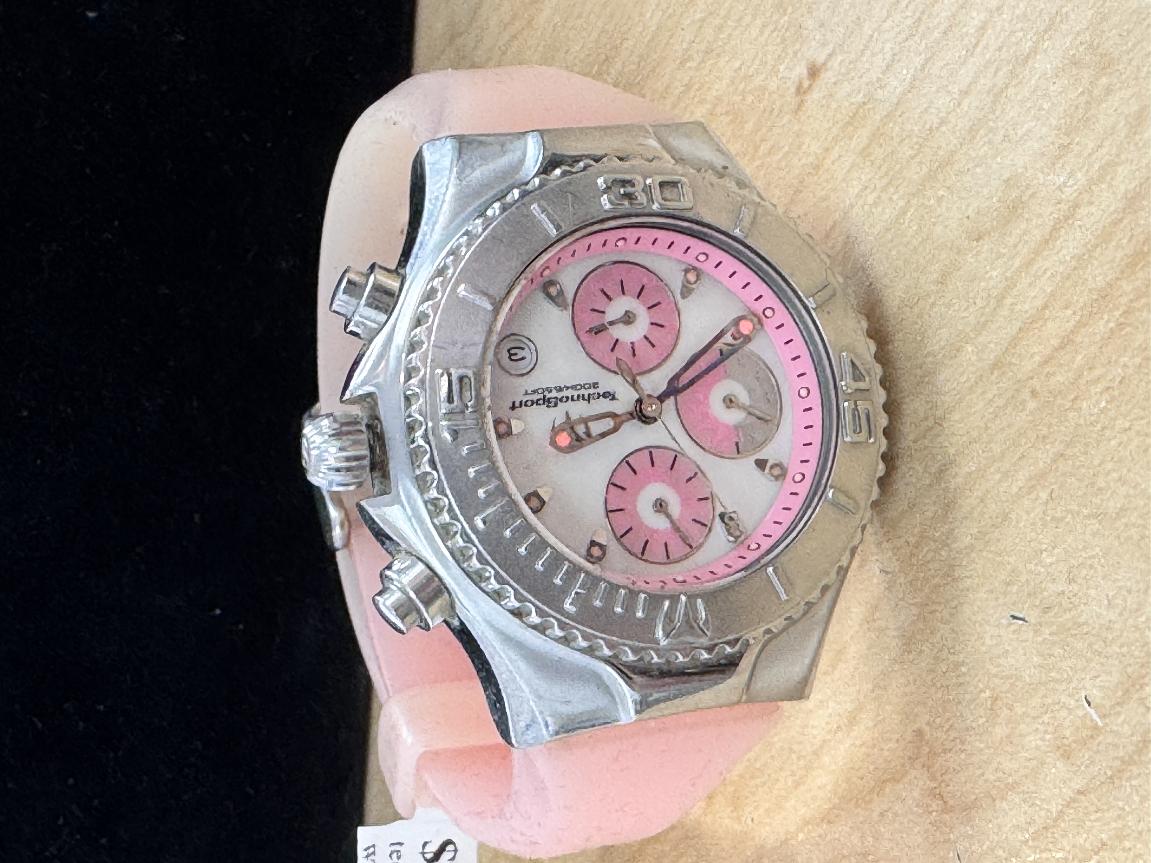 Pink technomarine sport watch, photo 3