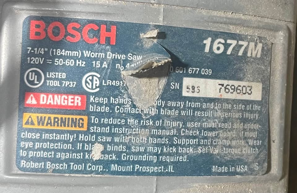 BOSCH HAND SAW 1677M, photo 4