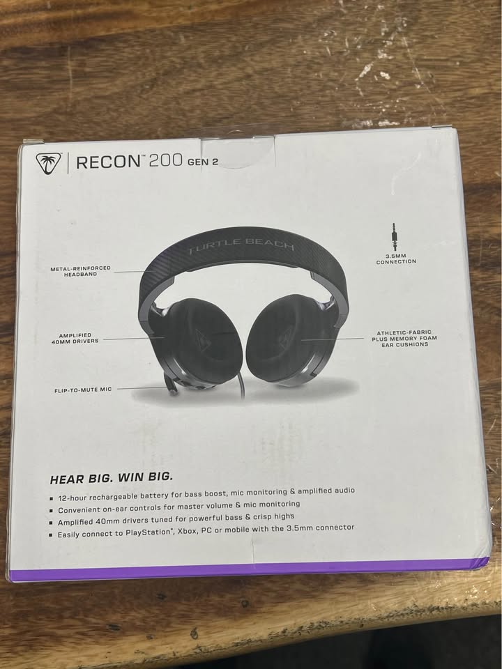 Turtle Beach Recon 200 Gen 2 Gaming Headset, photo 2