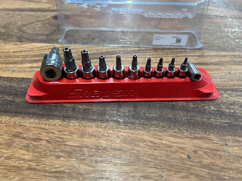 Snap-On 211EFTXRTPY 11pc torx tamper resistant socket set, photo 3