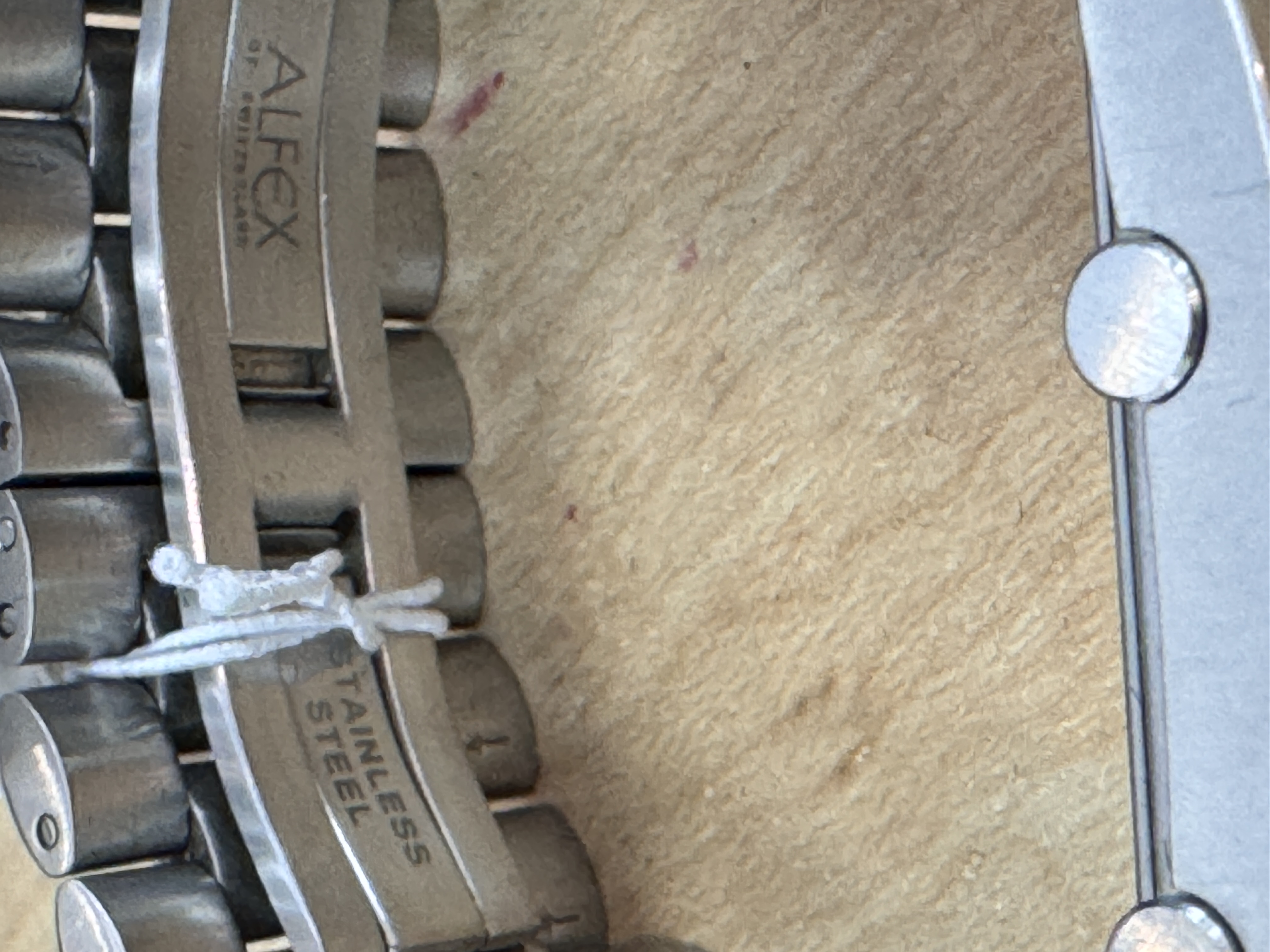 Alfex Mens Stainless Watch, Staliness band, photo 3