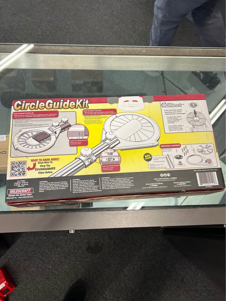 Circle Guide Router Kit for Precise 1.5-52 in Circle Cuts, photo 2