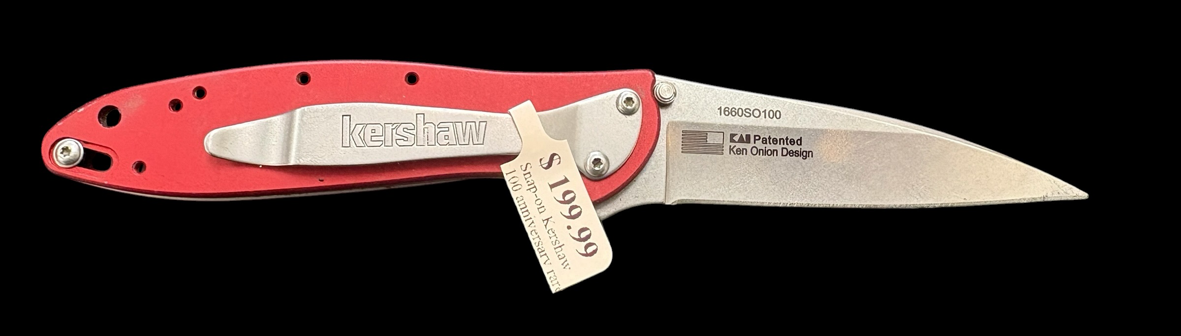 Snap-on Kershaw 100 anniversary rare knife, photo 8
