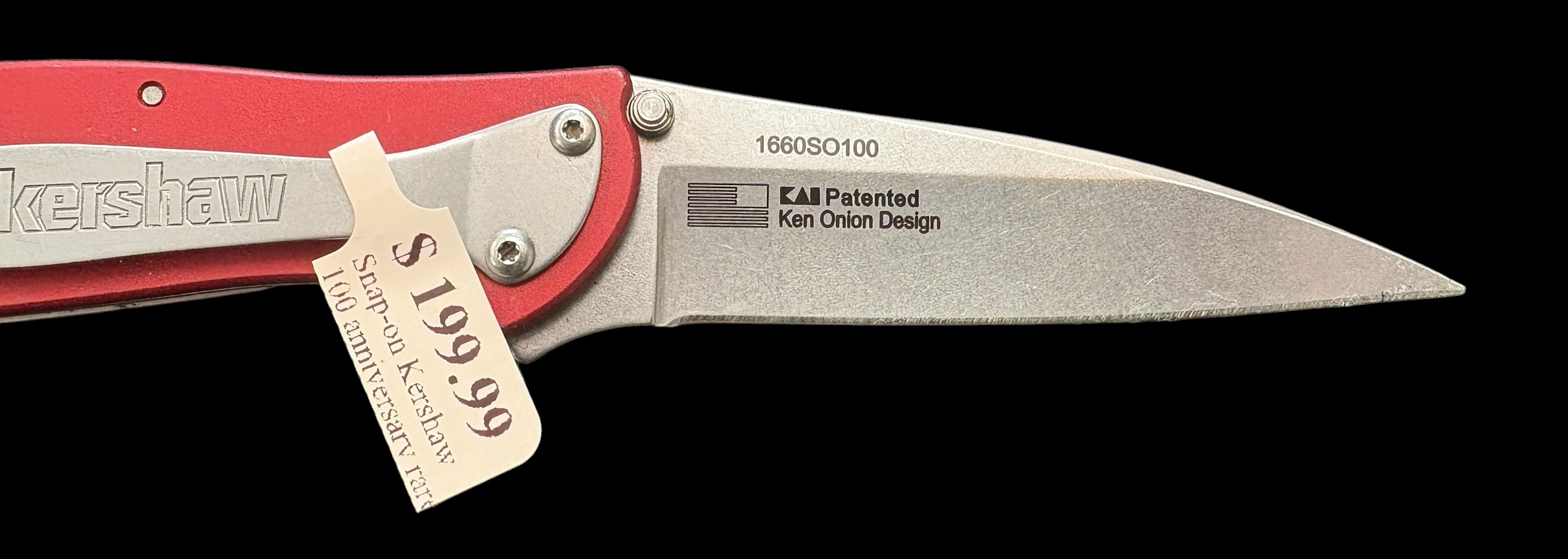 Snap-on Kershaw 100 anniversary rare knife, photo 7