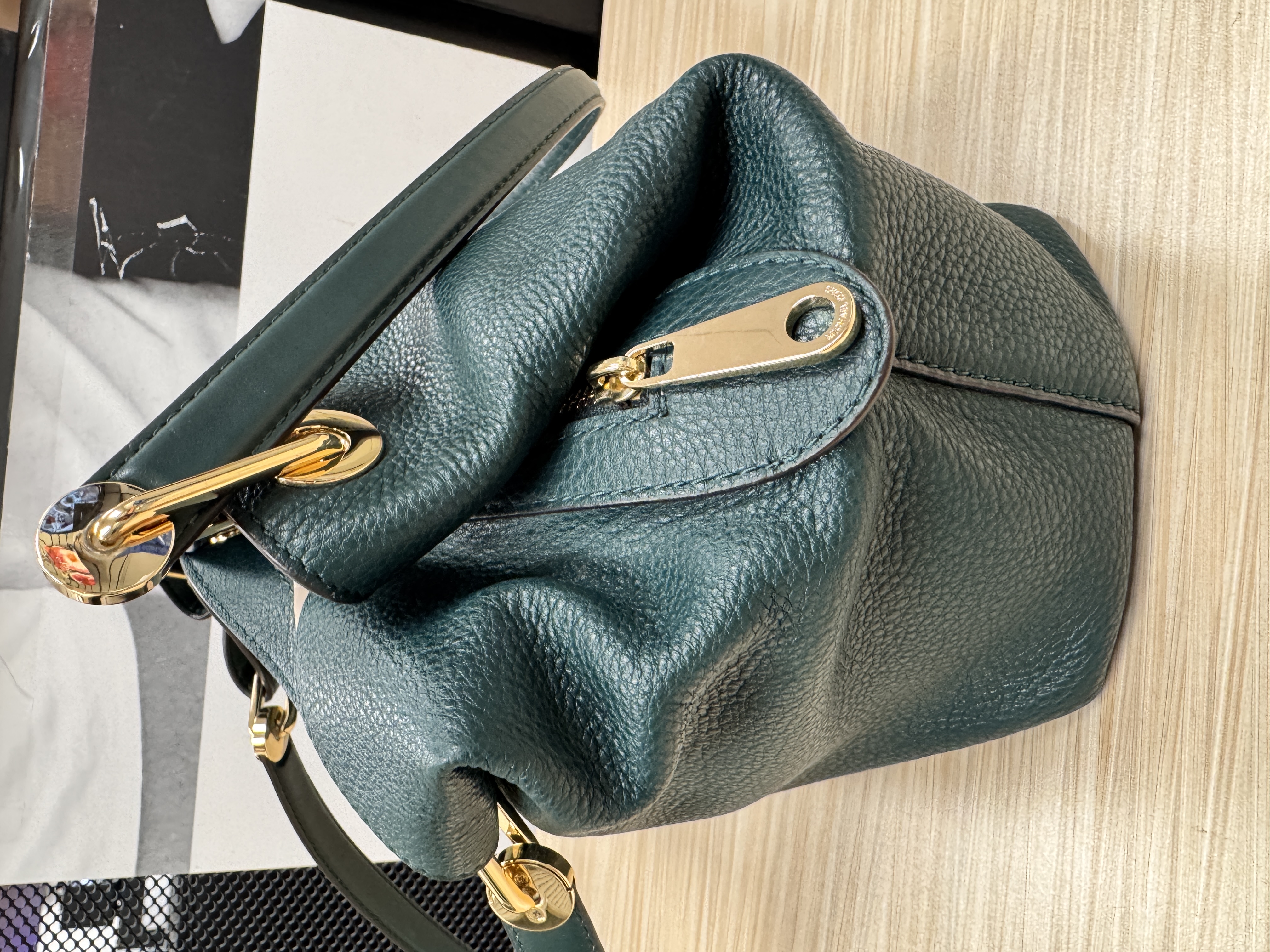 Michael Kors Leather Dark Green, photo 2