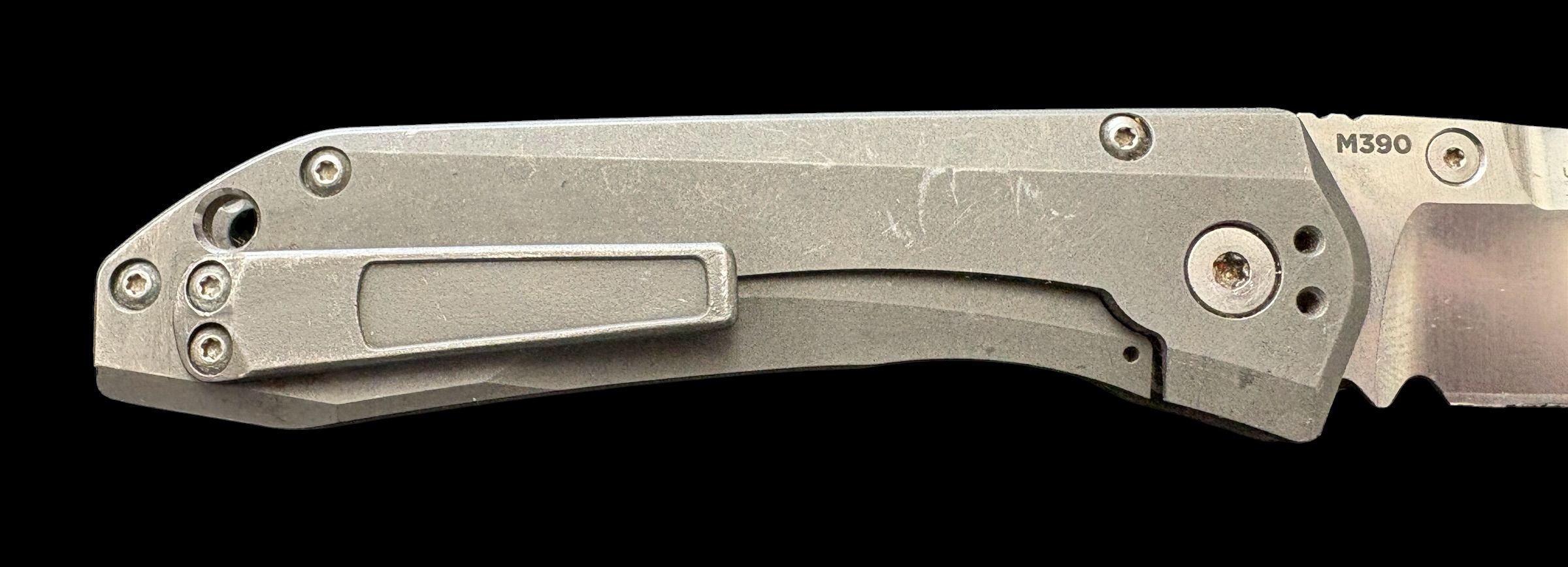 Benchmade 761 Ti Monolock 3.73" M390 Titanium, photo 6