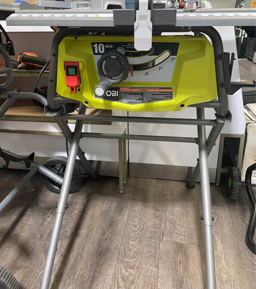 🪚 RYOBI RTS12 10" TABLE SAW W/ STAND & FENCE GUARD, photo 3