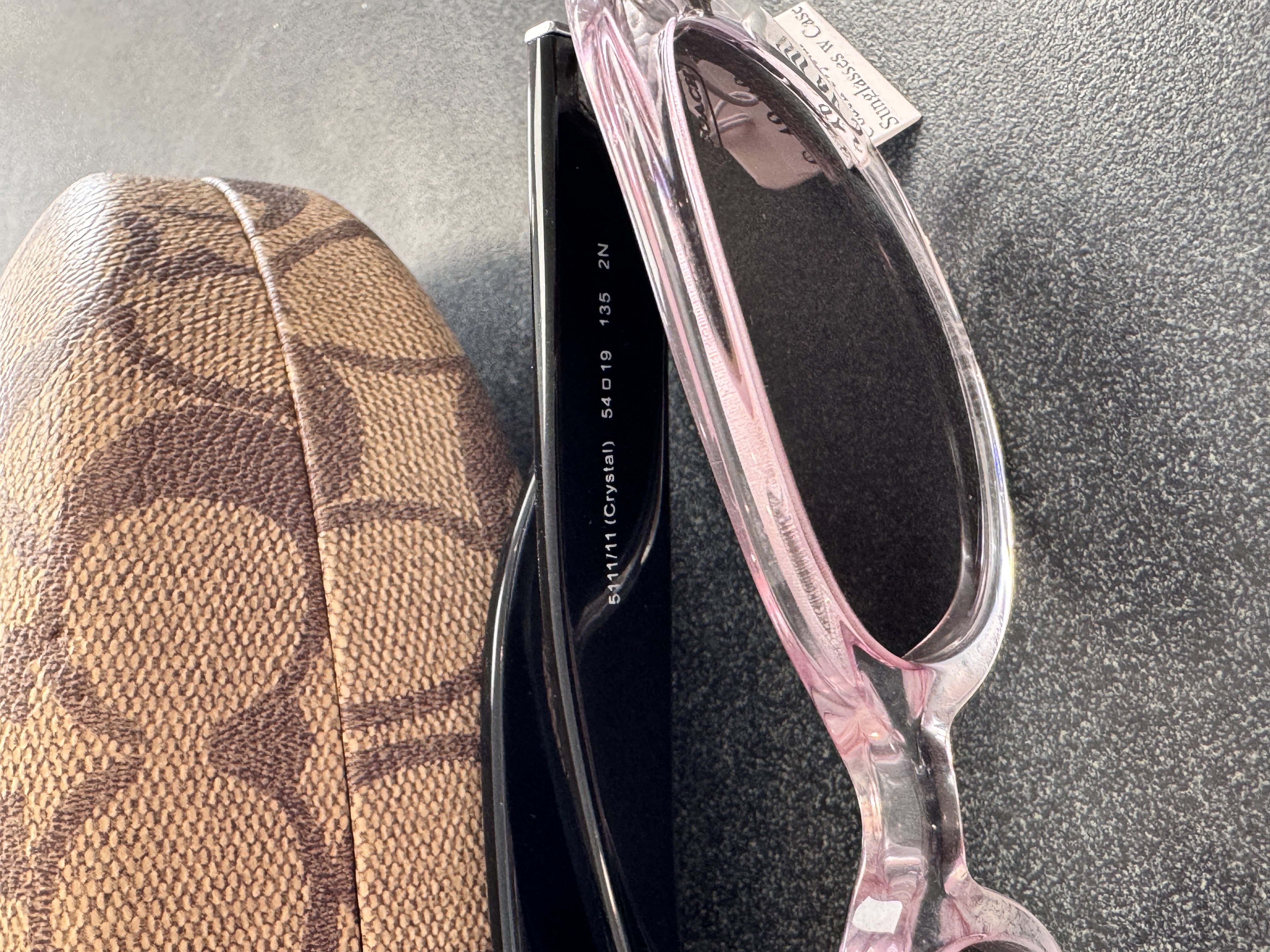 Coach Crystal Sunglasses w Case, photo 2