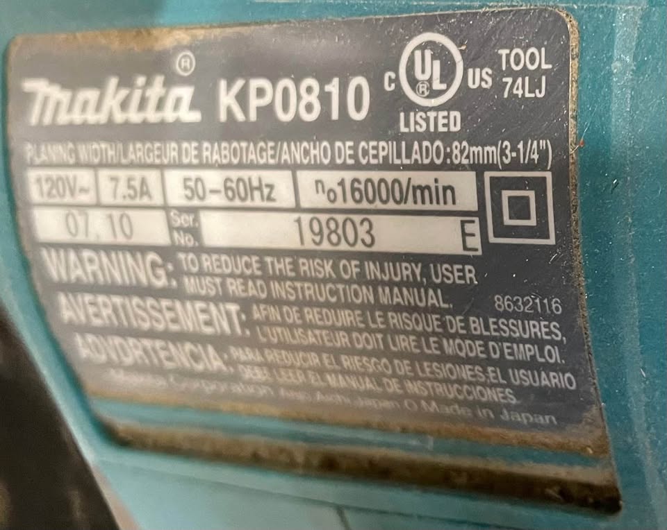 MAKITA WOOD PLANER, photo 5