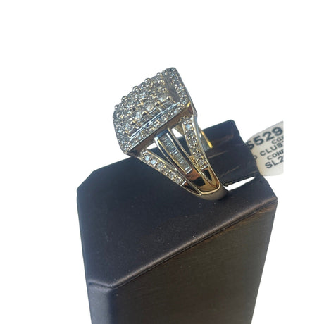 10K WG Diamond Cluster Ring - Idaho Pawn & Gold