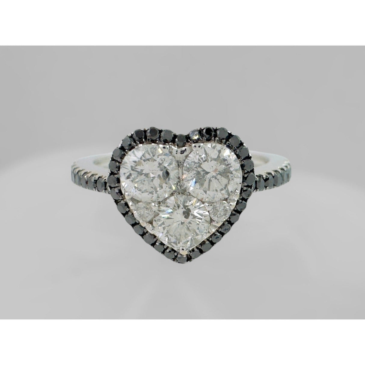 18K WG HEART DIAMOND RING - Idaho Pawn & Gold