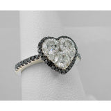 18K WG HEART DIAMOND RING - Idaho Pawn & Gold