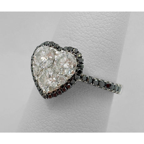 18K WG HEART DIAMOND RING - Idaho Pawn & Gold