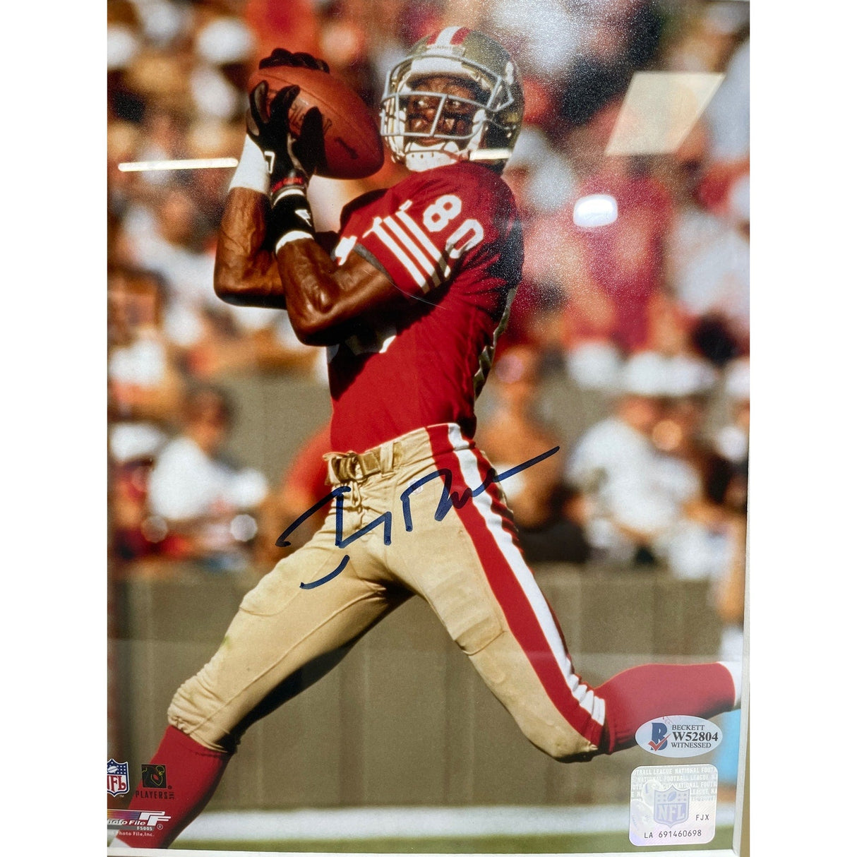 Autographed Jerry Rice, 2010 Hall of Fame - Idaho Pawn & Gold