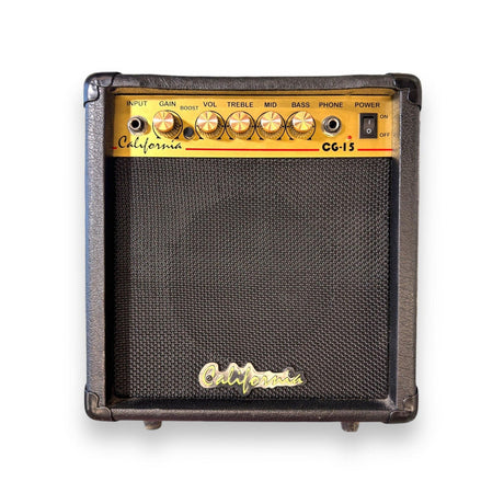 CALIFORNIA MUSIC GUITAR AMP CG - 1 - Idaho Pawn & Gold