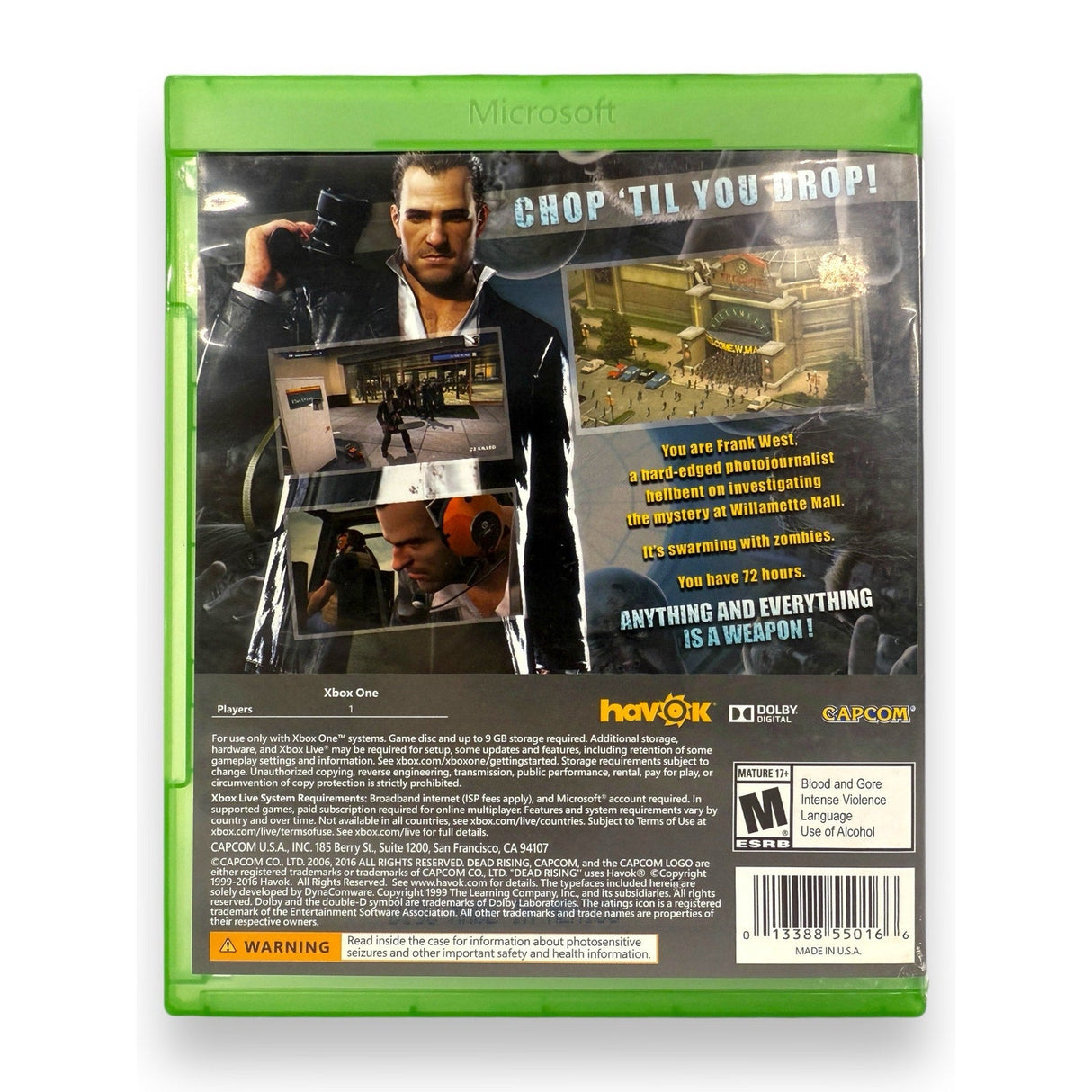 Dead Rising (Microsoft Xbox One, 2016) - Idaho Pawn & Gold